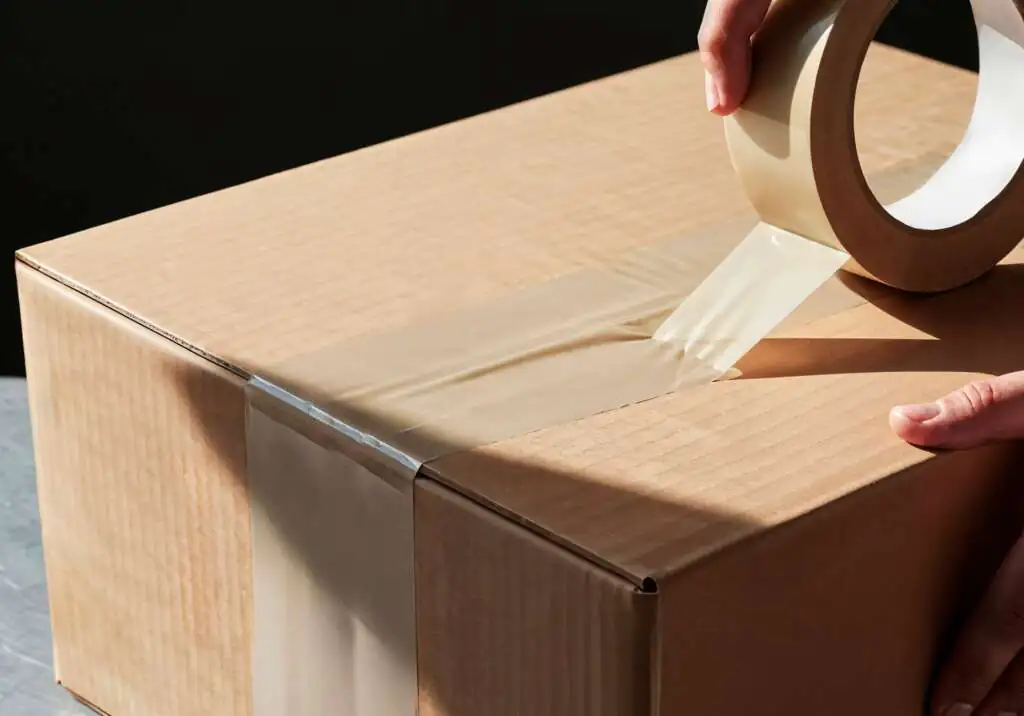 How to Pack Pillows and Blankets for Moving-2 sealing-cardboard-box-with-packing-tape_23-2152001523